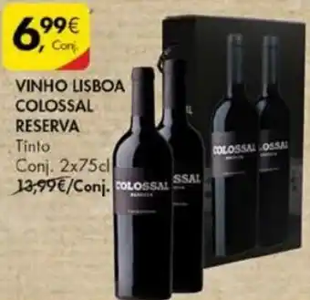 Pingo Doce Vinho Lisboa Colossal Reserva 2 x 75cl promoção