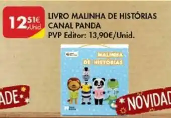 Livro Malinha de Histórias Canal Panda PVP