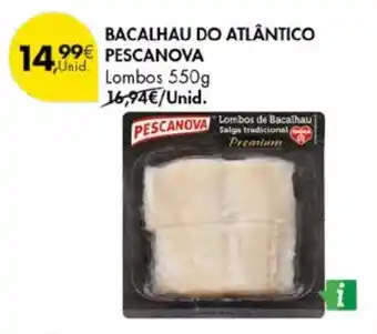 Pingo Doce Bacalhau do atlântico pescanova lombos promoção