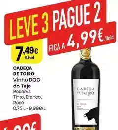 Cabeça de toiro - vinho doc do tejo
