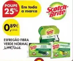 Pingo Doce Scotch - esfregao fibra verde normal promoção
