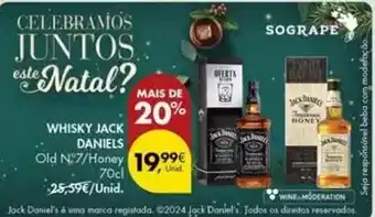 Pingo Doce Jack daniel's - whisky promoção