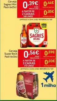 Recheio Sagres mini - cerveja promoção