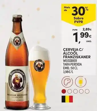 Continente Weissbier - cerveja c/ alcool promoção