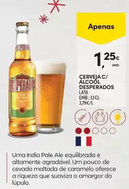 Continente Desperados - cerveja c/ alcool promoção