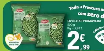 E.Leclerc Iglo - ervilhas primavera promoção