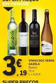 E.Leclerc Gazela - vinho doc verde promoção