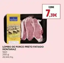 Supercor Montaraz - lombo de porco preto fatiado promoção