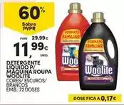 Continente Woolite - detergente liquido p/ maquina roupa promoção