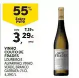 Continente Alvarinho - vinho couto de frades promoção