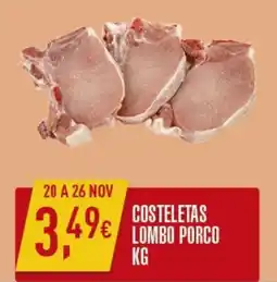 Miranda Supermercados Costeletas lombo porco promoção