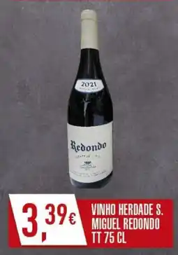 Miranda Supermercados Vinho herdade s.  miguel redondo tt promoção