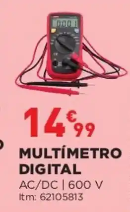 Bricomarché Multímetro Digital 600V promoção