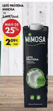 Pingo Doce Mimosa - leite proteina promoção