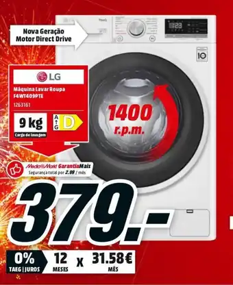MediaMarkt LG Nova Geração Motor Direct Drive promoção