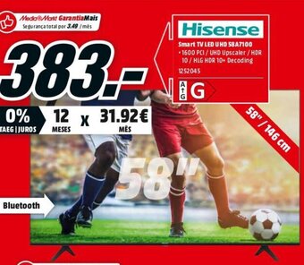 MediaMarkt Hisense Smart TV LED UHD 58A7100 promoção