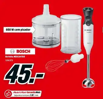 MediaMarkt Bosch 600W Varinha MS6 CA4150 promoção