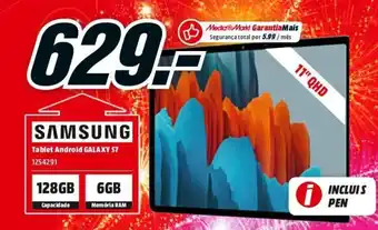 MediaMarkt Samsung Tablet Android Galaxy S7 promoção