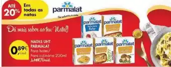 Pingo Doce Parmalat - natas uht promoção