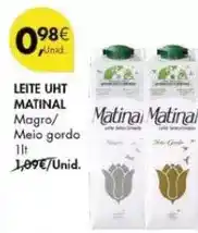 Pingo Doce Matinal - leite uht promoção