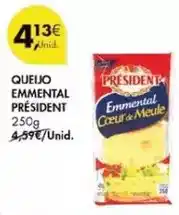 Pingo Doce Président - queijo emmental promoção