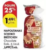 Pingo Doce Napolitanas schoko promoção