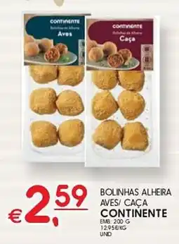 Meu Super Bolinhas alheira aves/ caça continente promoção