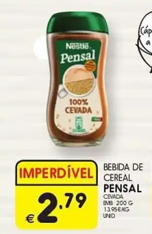 Meu Super Bebida de cereal pensal cevada promoção