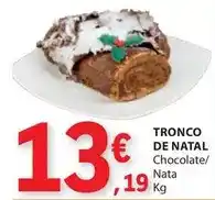 E.Leclerc Tronco de natal promoção