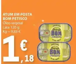 E.Leclerc Bom petisco - atum em posta promoção