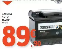 E.Leclerc Bateria auto tech9 promoção