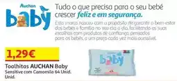 Auchan Auchan - baby toalhitas promoção