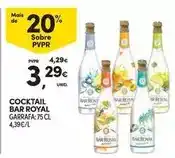 Continente Bar royal - cocktail promoção