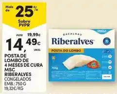 Continente Riberalves - posta de lombo de 4 meses de cura msc promoção
