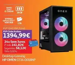 Auchan Hp - desktop gaming omen gt16-0018np promoção