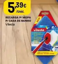 Intermarché Vileda - recarga p/ mopa p/ casa de banho promoção