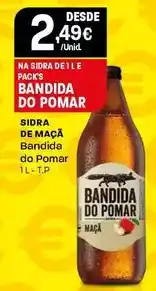 Intermarché Bandida do pomar - sidra de maçã promoção