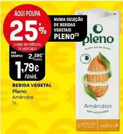 Intermarché Pleno - bebida vegetal promoção