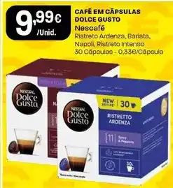 Intermarché Nescafé - café em capsulas dolce gusto promoção