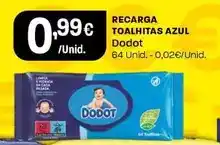 Intermarché Dodot - recarga toalhitas azul promoção