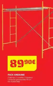 Bricomarché Pack andaime promoção