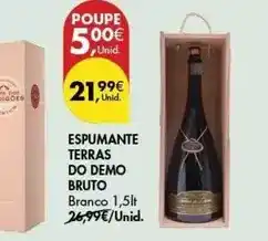 Pingo Doce Terras do demo - espumante bruto promoção