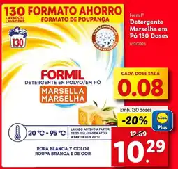 Lidl Formil - detergente marsella em pó promoção