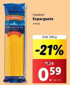 Lidl Combino - esparguete promoção