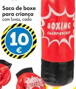 TEDi Saco de boxe para criança promoção