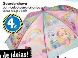 TEDi Guarda-chuva com cabo para criança promoção