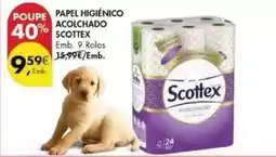 Pingo Doce Scottex - papel higiénico acolchado promoção