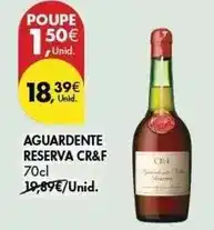 Pingo Doce Aguardente reserva promoção