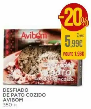 El Corte Inglés Pato avibom desfiado de pato promoção