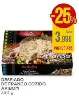 El Corte Inglés Frango avibom desfiado de frango promoção